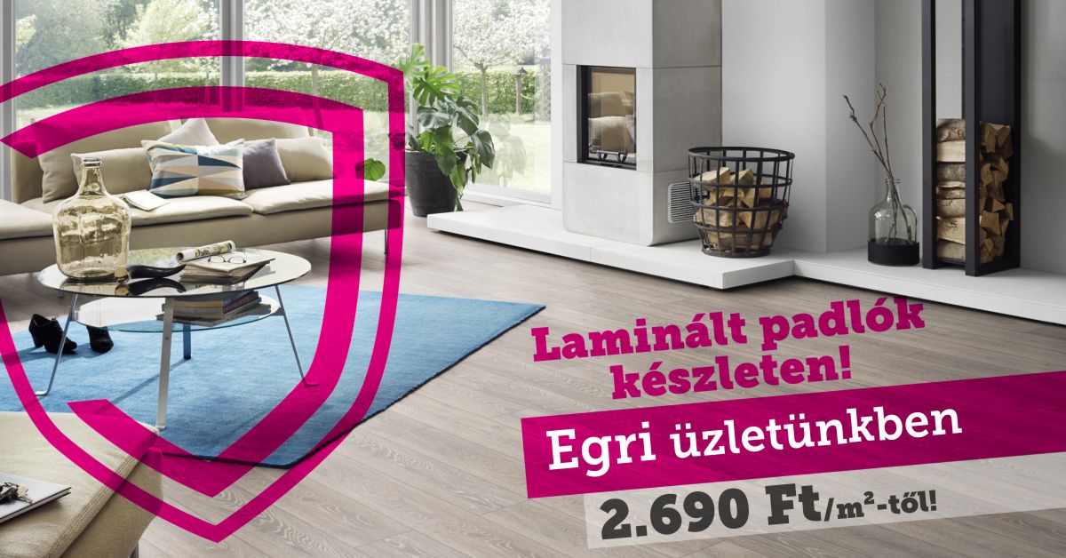 Laminált padlók készletről – Eger