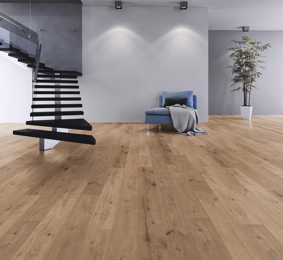 Tölgy Ferrara Wildlife - vízálló laminált padló 7 mm - Image 3