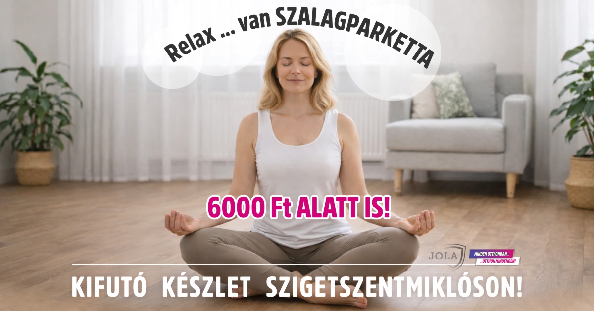 Kifutó szalagparketták Szigetszentmiklóson